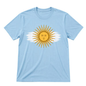 Unisex Argentina Flag Map Graphic Shirt for Argentinian Fans