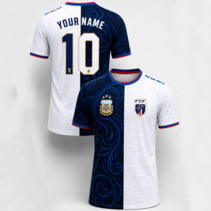 Custom Name and Number Argentina x Cape Verde Global Soccer Event 2026 Graphic Shirt for Soccer Fans