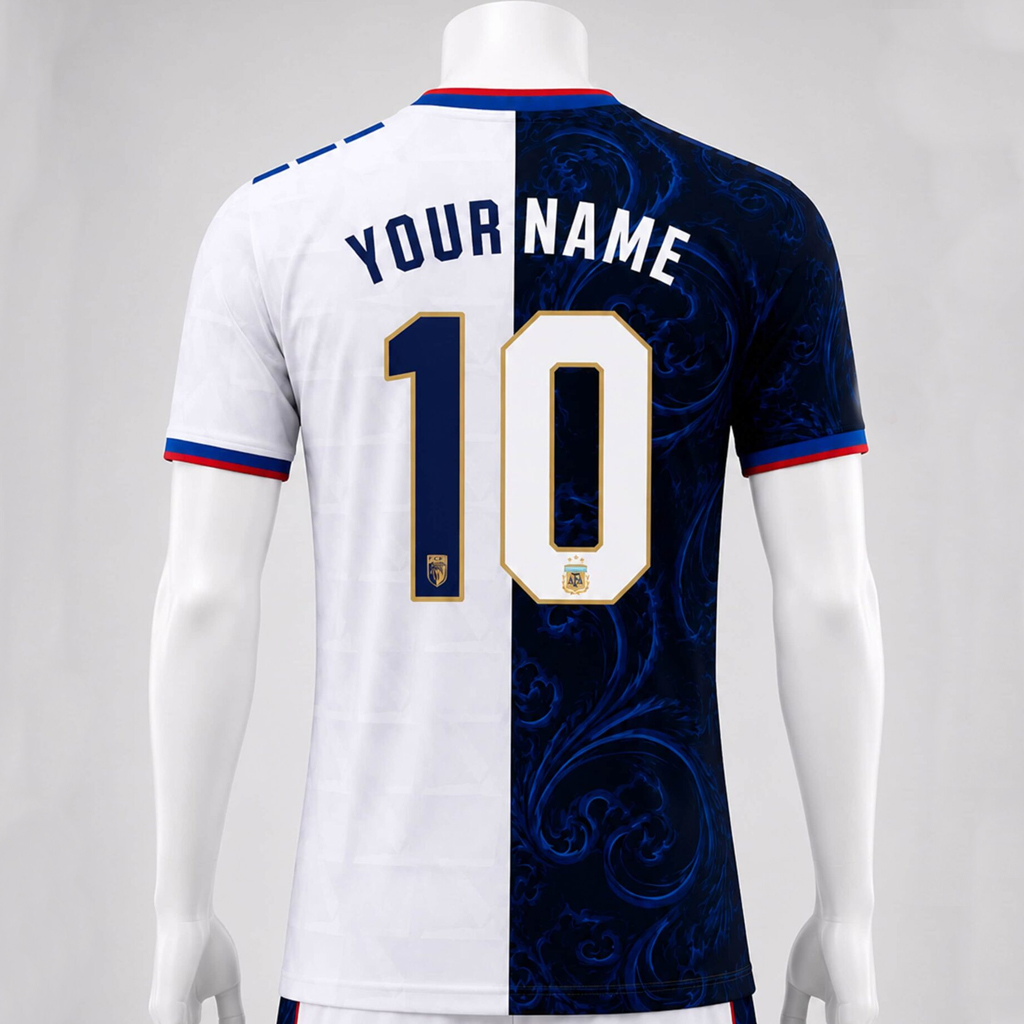 Custom Name and Number Argentina x Cape Verde Global Soccer Event 2026 Graphic Shirt for Soccer Fans 3 Custom Name and Number Argentina x Cape Verde Global Soccer Event 2026 Graphic Shirt for Soccer Fans - Image 3