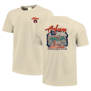 Unisex Auburn Tigers Welcome to The Loveiest Village Of The Plain Graphic Shirt for College Sports Fans