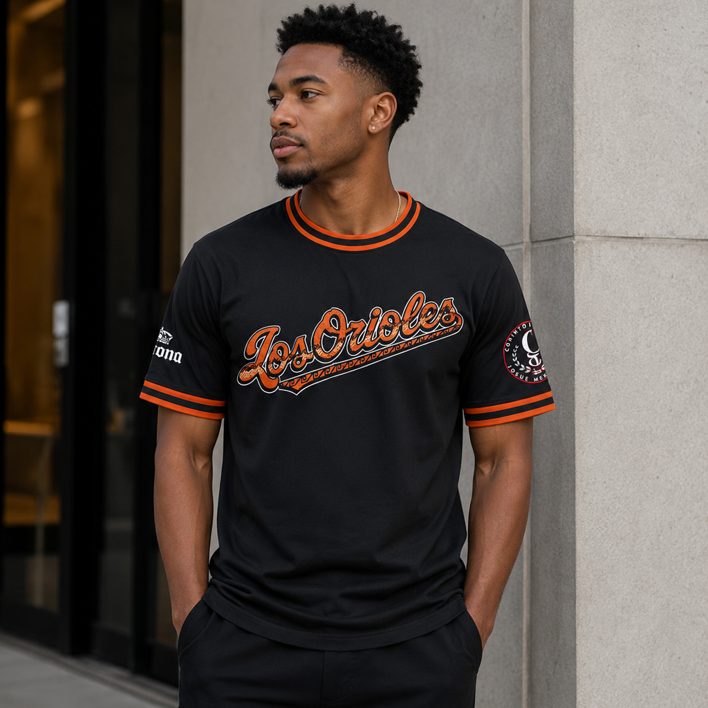 Unisex Baltimore Orioles Hispanic Heritage Game Night 2026 Graphic Shirt for Baseball Fans 4 Unisex Baltimore Orioles Hispanic Heritage Game Night 2026 Graphic Shirt for Baseball Fans - Image 4