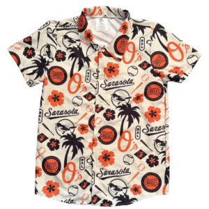 Unisex Baltimore Orioles Sarasota 2026 Hawaiian Shirt for Baseball Fans