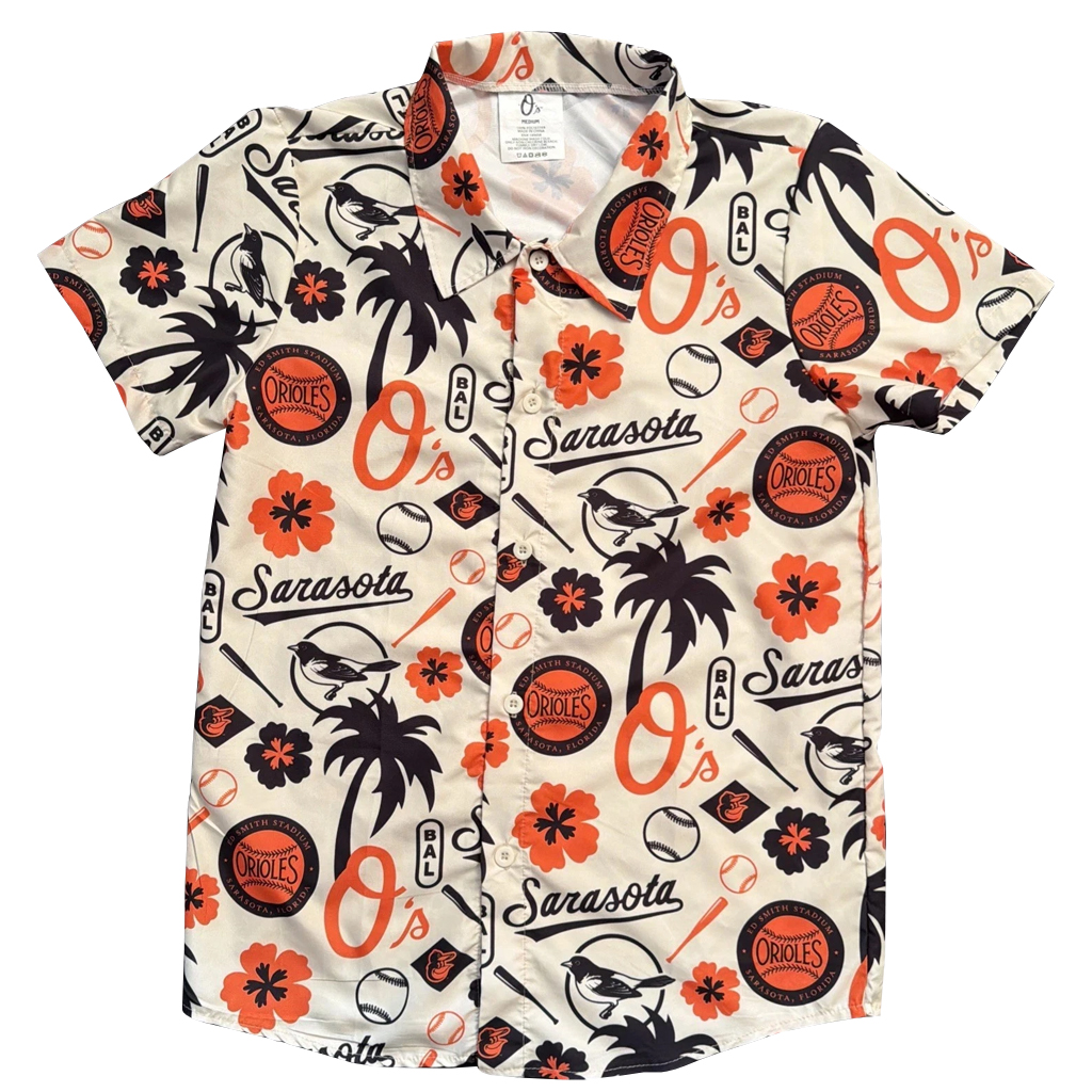 Unisex Baltimore Orioles Sarasota 2026 Hawaiian Shirt for Baseball Fans 1 Unisex Baltimore Orioles Sarasota 2026 Hawaiian Shirt for Baseball Fans