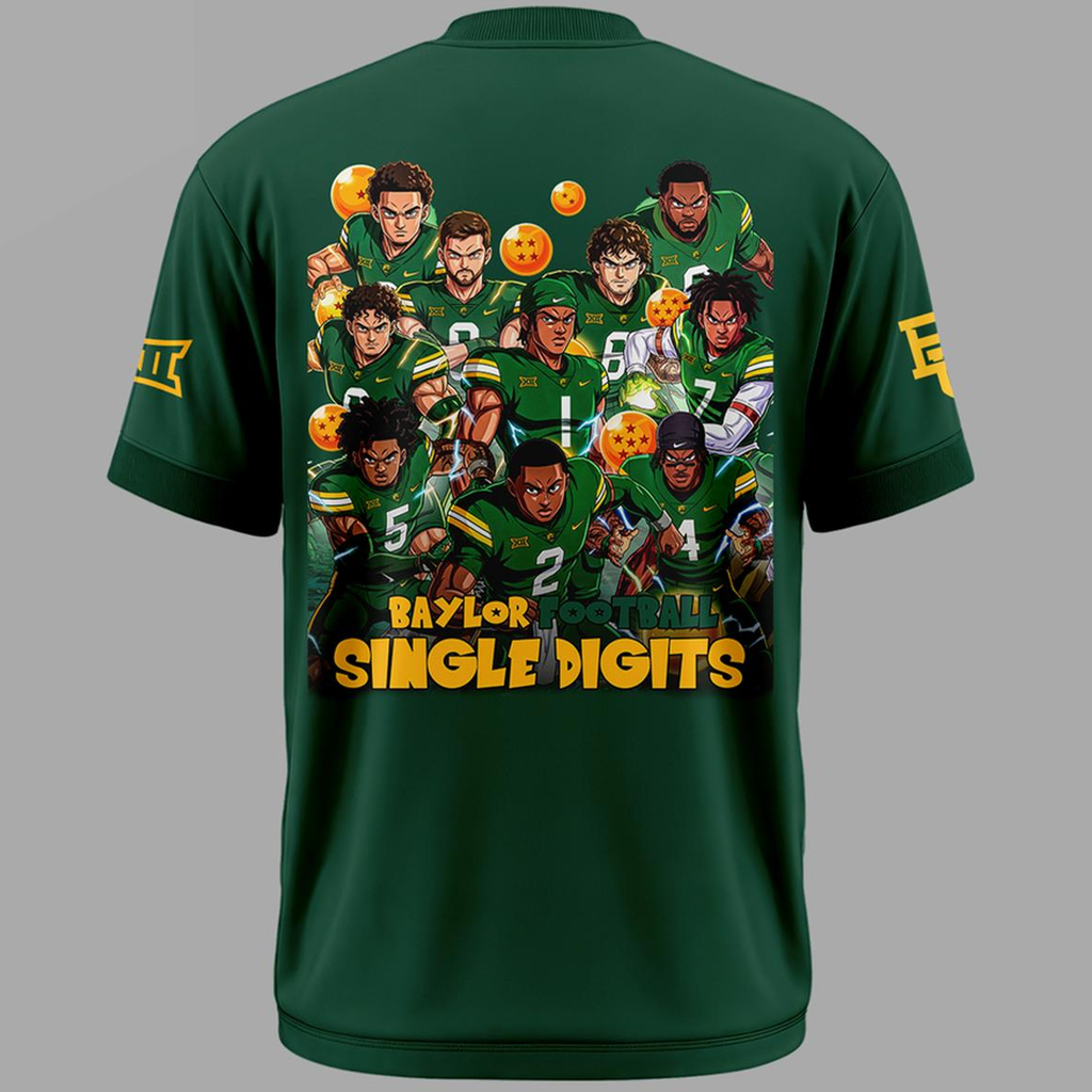 Unisex Baylor Bears x Dragon Ball Z 2026 Single Digits Graphic Shirt for Football and Animation Fans 3 Unisex Baylor Bears x Dragon Ball Z 2026 Single Digits Graphic Shirt for Football and Animation Fans - Image 3