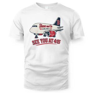 Unisex Boston Red Sox Show and Go Airlines Graphic Shirt for Baseball Fans