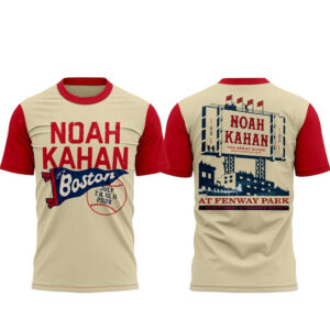 Unisex Boston Red Sox x Noah Kahan The Great Divide Tour 2026 Version 2 Graphic Shirt for Music and Baseball Fans
