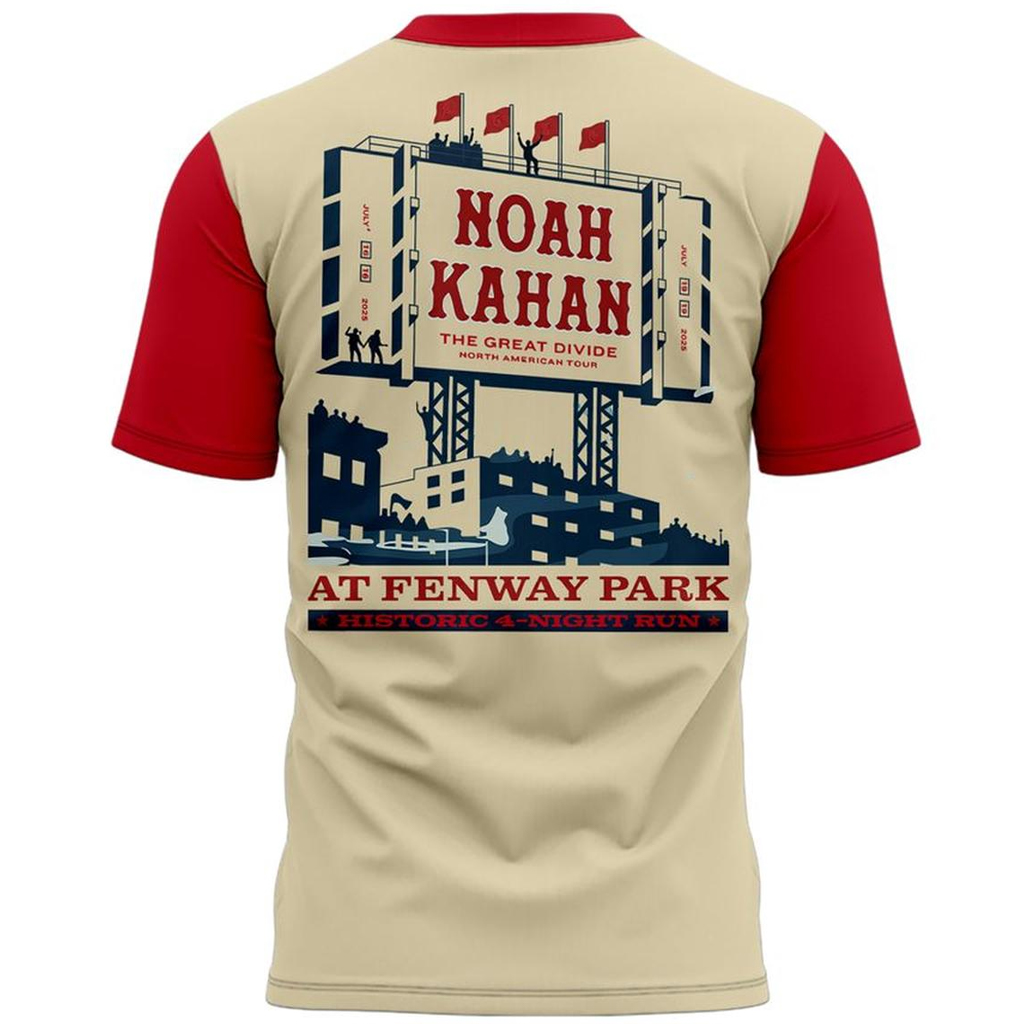 Unisex Boston Red Sox x Noah Kahan The Great Divide Tour 2026 Version 2 Graphic Shirt for Music and Baseball Fans 3 Unisex Boston Red Sox x Noah Kahan The Great Divide Tour 2026 Version 2 Graphic Shirt for Music and Baseball Fans - Image 3