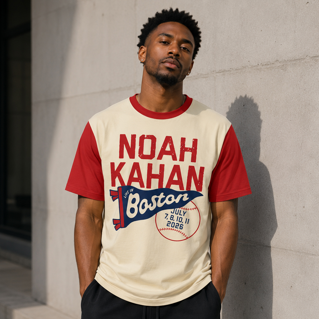 Unisex Boston Red Sox x Noah Kahan The Great Divide Tour 2026 Version 2 Graphic Shirt for Music and Baseball Fans 4 Unisex Boston Red Sox x Noah Kahan The Great Divide Tour 2026 Version 2 Graphic Shirt for Music and Baseball Fans - Image 4