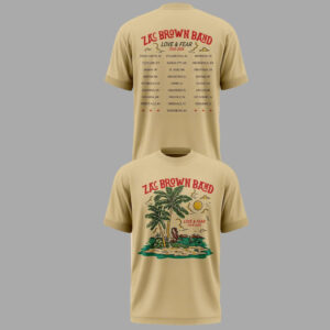 Unisex Boston Red Sox x Zac Brown Band Fenway Park 2026 Graphic Shirt for Baseball and Country Music Fans