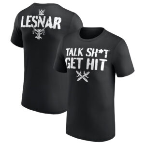 Unisex Brock Lesnar Talk Shit Get Hit Graphic Shirt for Wrestling Fans