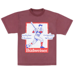 Unisex Budweiser 150 Years of Baseball Graphic Shirt for Baseball Fans