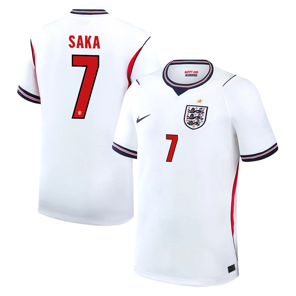 Unisex Bukayo Saka England National Team 2026 Home Stadium Soccer Jersey for Soccer Fans 1 Unisex Bukayo Saka England National Team 2026 Home Stadium Soccer Jersey for Soccer Fans