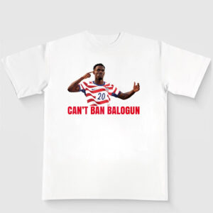 Unisex Can’t Ban Balogun USMNT Soccer Graphic Shirt for Soccer Fans