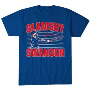 Unisex Chicago Cubs Dansby Swanson Slamsby Graphic Shirt for Baseball Fans