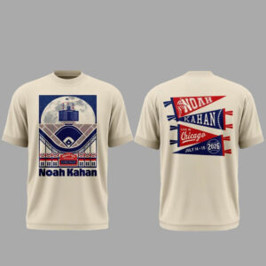 Unisex Chicago Cubs x Noah Kahan at Wrigley Field 2026 Graphic Shirt for Baseball and Music Fans