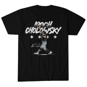 Unisex Chicago White Sox Roch Cholowsky Slugger Swing Graphic Shirt for Baseball Fans
