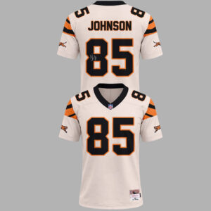 Unisex Cincinnati Bengals Chad Johnson 2001 Throwback Legacy Football Jersey for Football Fans