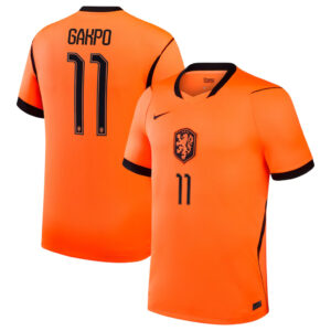 Unisex Cody Gakpo Netherlands National Team 2026 Home Stadium Soccer Jersey for Soccer Fans