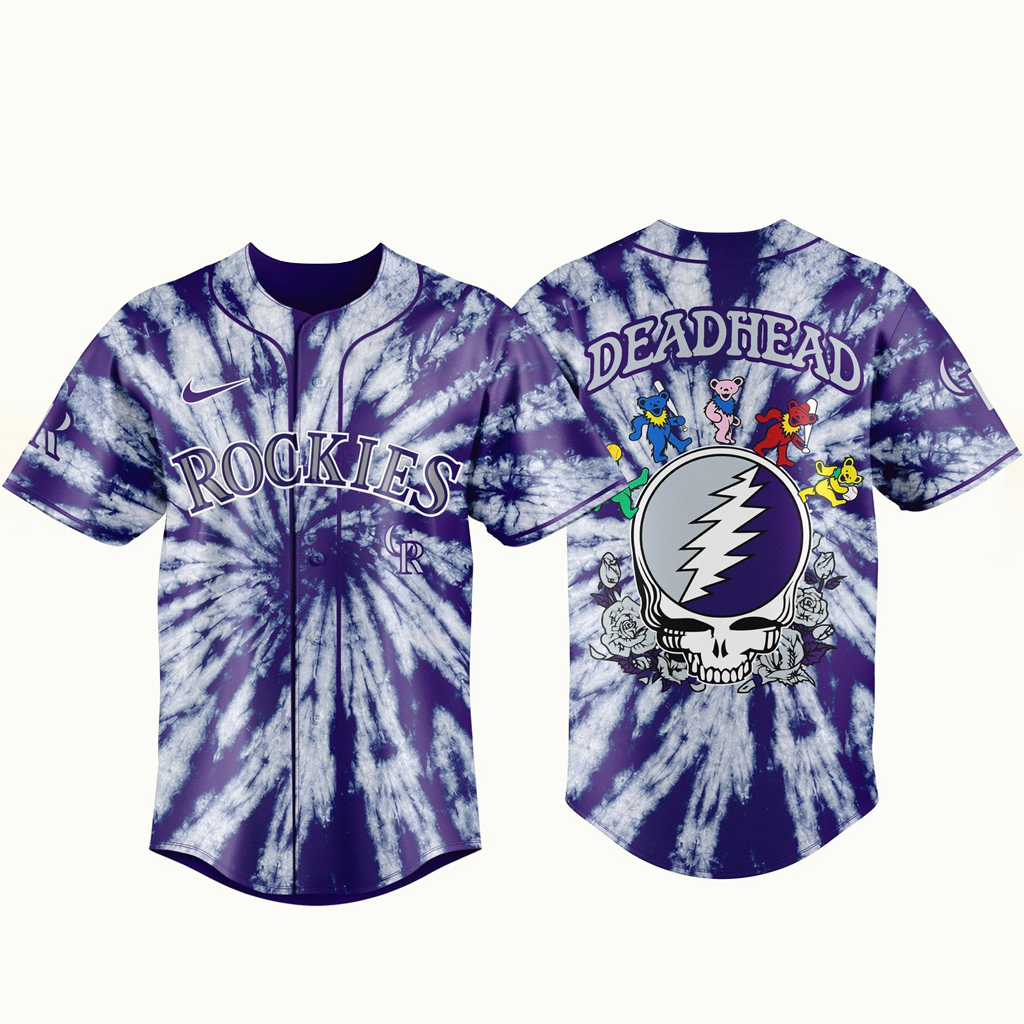 Unisex Colorado Rockies x Grateful Dead Night 2026 Baseball Jersey for Baseball Fans 1 Unisex Colorado Rockies x Grateful Dead Night 2026 Baseball Jersey for Baseball Fans