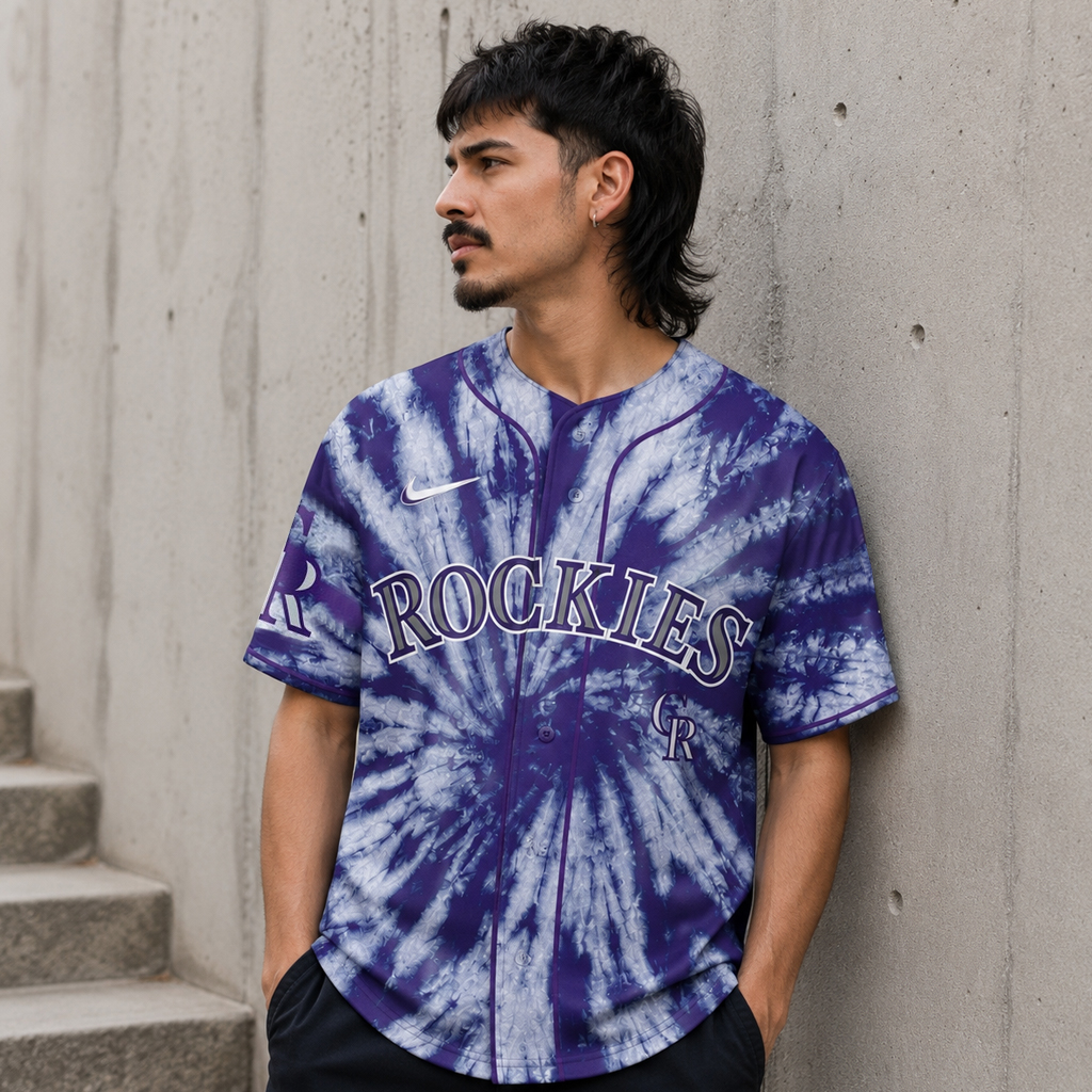 Unisex Colorado Rockies x Grateful Dead Night 2026 Baseball Jersey for Baseball Fans 3 Unisex Colorado Rockies x Grateful Dead Night 2026 Baseball Jersey for Baseball Fans - Image 3