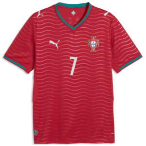 Unisex Cristiano Ronaldo Portugal National Team 2026 Home Stadium Soccer Jersey for Soccer Fans