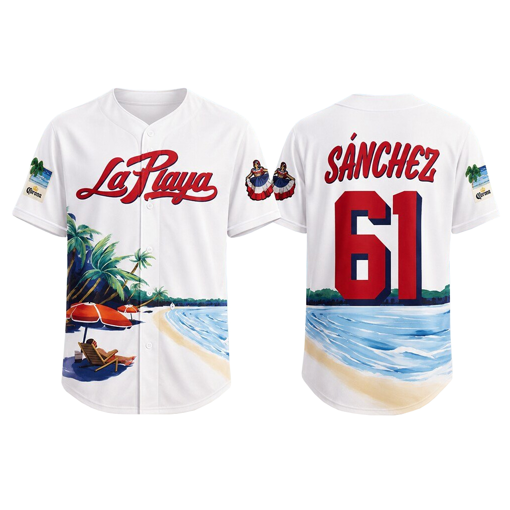 Unisex Cristopher Sanchez Beach Connect Series 2026 La Playa Baseball Jersey for Baseball Fans 1 Unisex Cristopher Sanchez Beach Connect Series 2026 La Playa Baseball Jersey for Baseball Fans