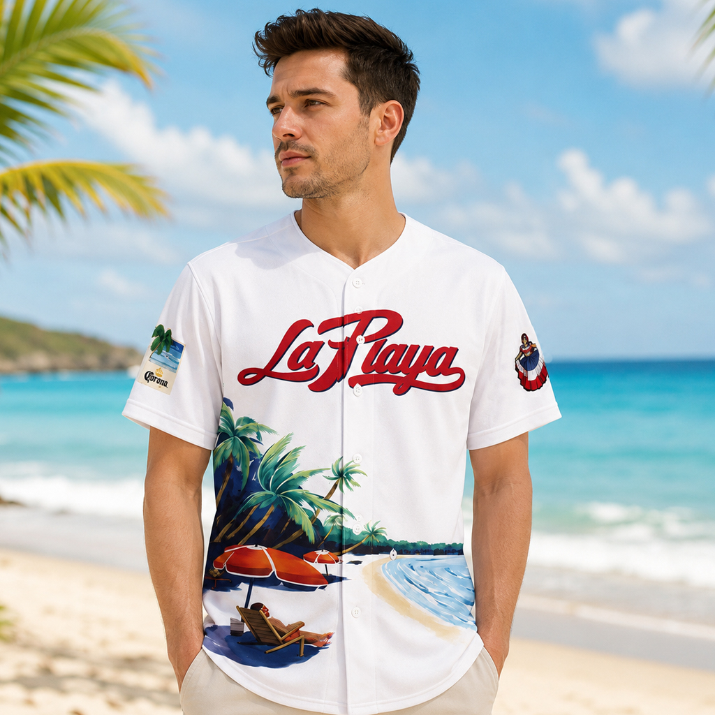 Unisex Cristopher Sanchez Beach Connect Series 2026 La Playa Baseball Jersey for Baseball Fans 2 Unisex Cristopher Sanchez Beach Connect Series 2026 La Playa Baseball Jersey for Baseball Fans - Image 2