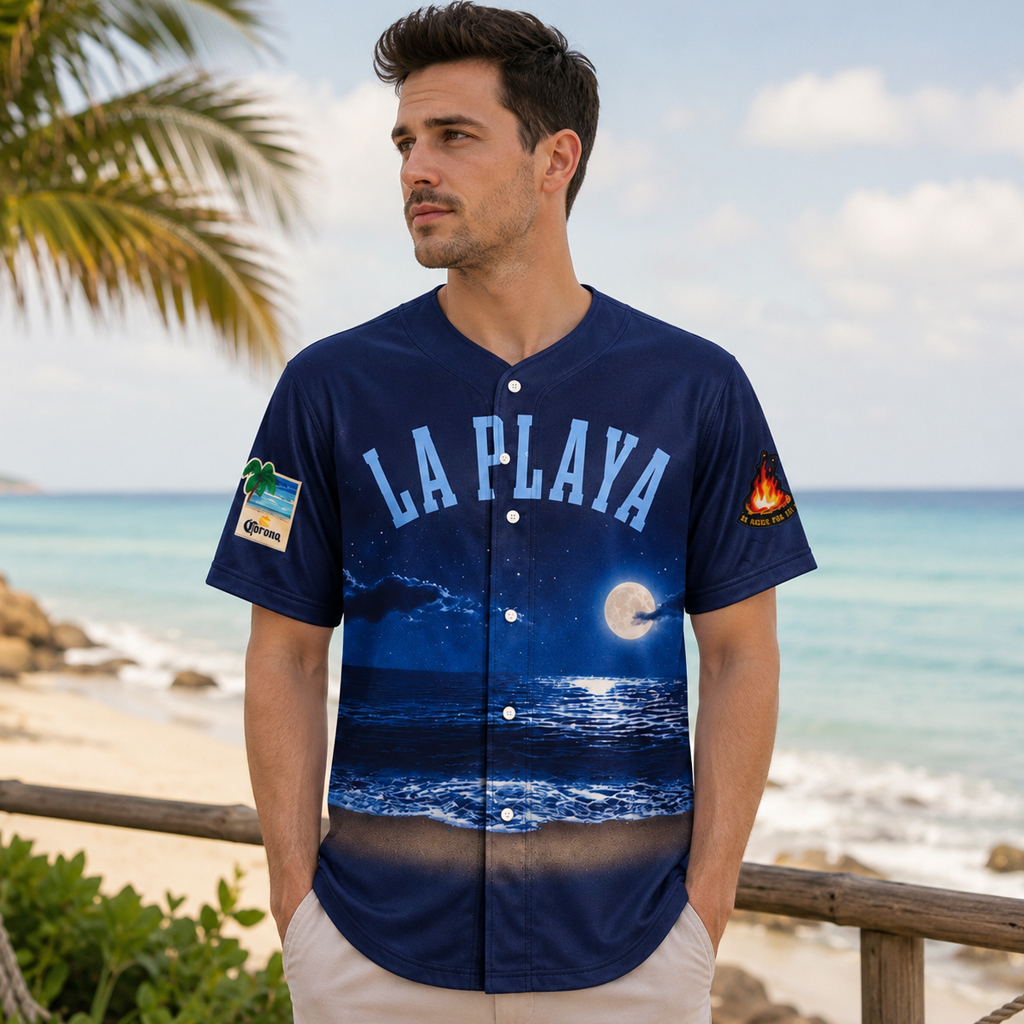 Unisex Crow-Armstrong Beach Connect Series 2026 La Playa Baseball Jersey for Baseball Fans 2 Unisex Crow-Armstrong Beach Connect Series 2026 La Playa Baseball Jersey for Baseball Fans - Image 2