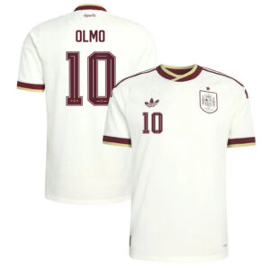 Unisex Dani Olmo Spain National Team 2026 Away Stadium Soccer Jersey for Soccer Fans
