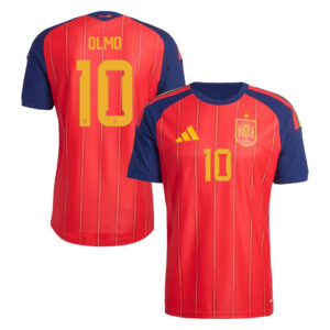 Unisex Dani Olmo Spain National Team 2026 Home Stadium Soccer Jersey for Soccer Fans
