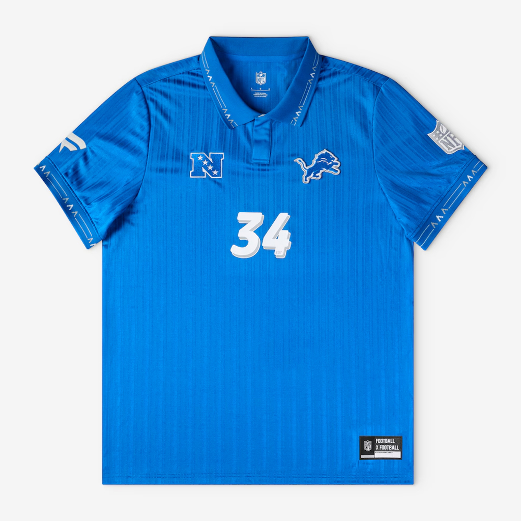 Unisex Detroit Lions National Football League Blue Soccer Jersey 2026 for Football Fans 1 Unisex Detroit Lions National Football League Blue Soccer Jersey 2026 for Football Fans