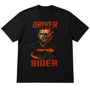 Unisex Driver Rider Ryan Gosling Ghost Rider Graphic Shirt for Movie Fans