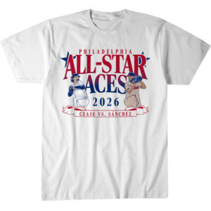 Unisex Dylan Cease and Cristopher Sanchez All Star Aces Graphic Shirt for Baseball Fans