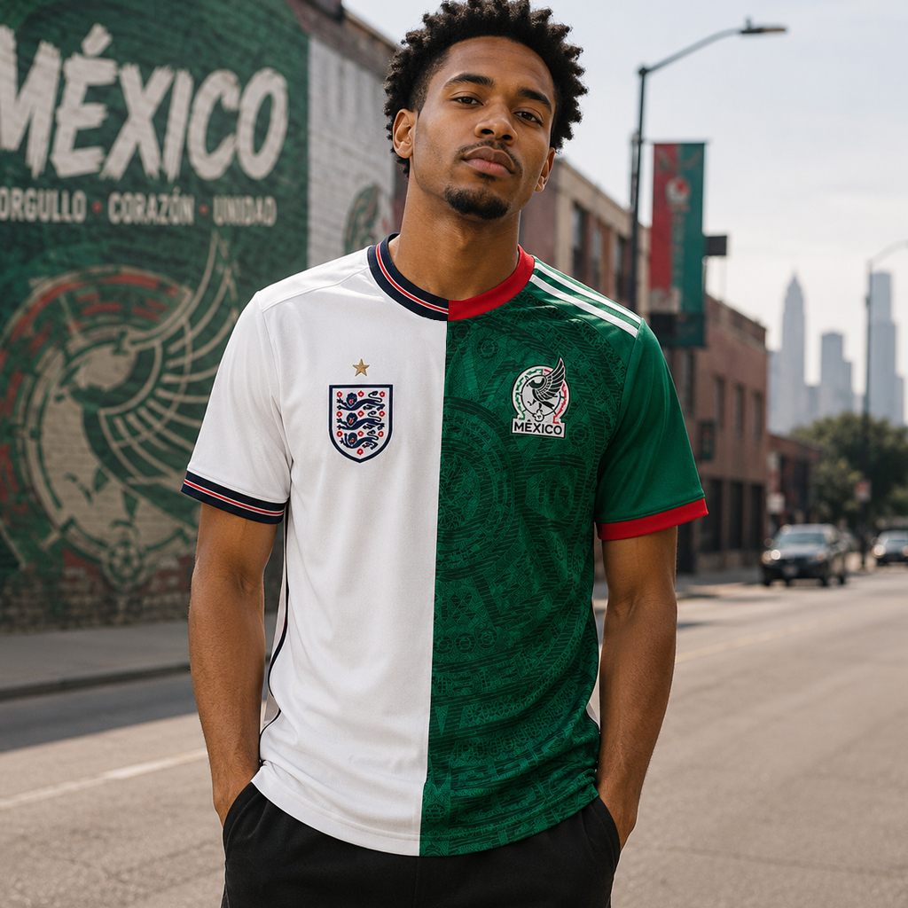 Unisex England Vs Mexico Global Soccer Event 2026 Graphic Shirt for Soccer Fans 3 Unisex England Vs Mexico Global Soccer Event 2026 Graphic Shirt for Soccer Fans - Image 3