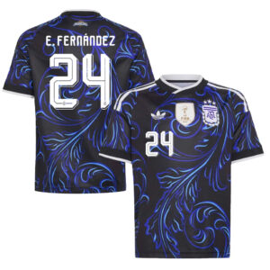 Unisex Enzo Fernández Argentina National Team 2026 Away Stadium Soccer Jersey for Soccer Fans
