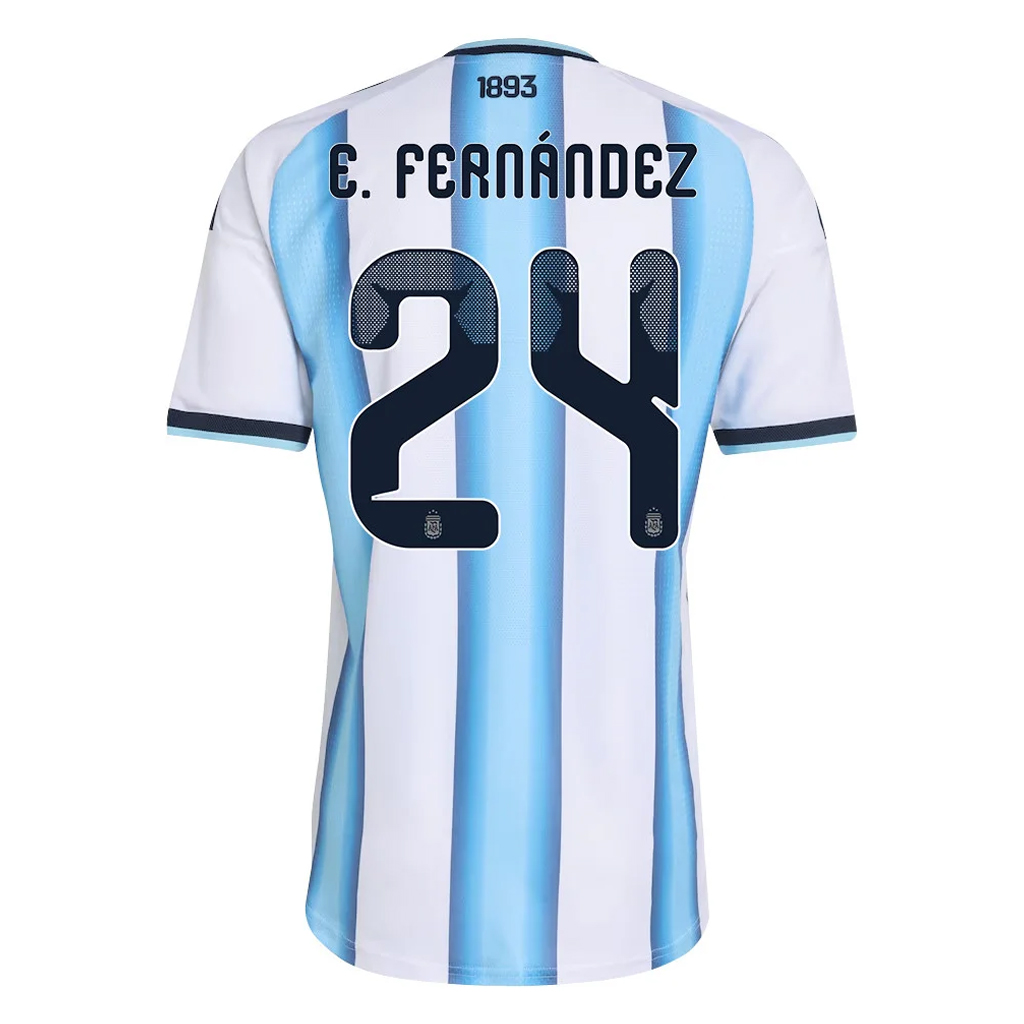 Unisex Enzo Fernández Argentina National Team 2026 Home Stadium Soccer Jersey for Soccer Fans 3 Unisex Enzo Fernández Argentina National Team 2026 Home Stadium Soccer Jersey for Soccer Fans - Image 3