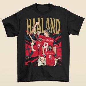 Unisex Erling Haaland Norway Global Soccer Event 2026 Graphic Shirt for Soccer Fans