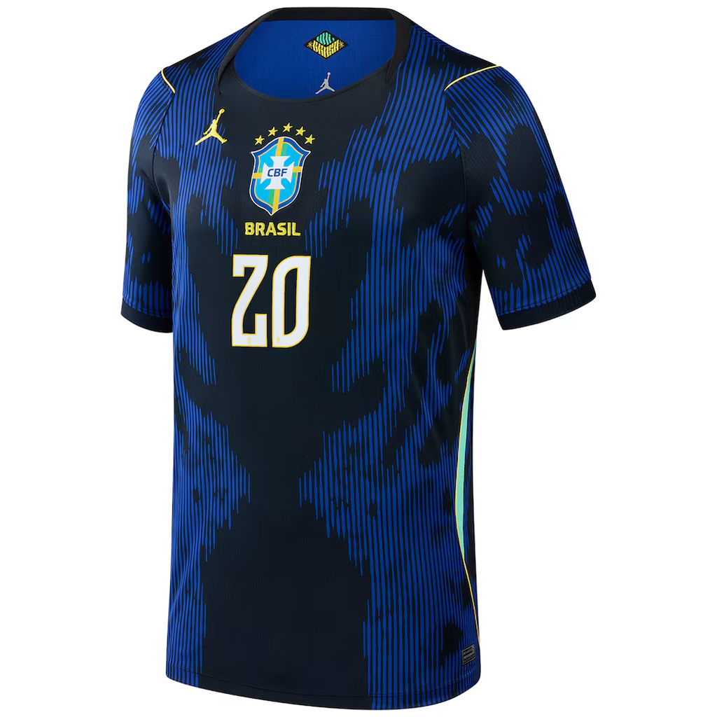 Unisex Estêvão Brazil National Team 2026 Away Stadium Soccer Jersey for Soccer Fans 2 Unisex Estêvão Brazil National Team 2026 Away Stadium Soccer Jersey for Soccer Fans - Image 2