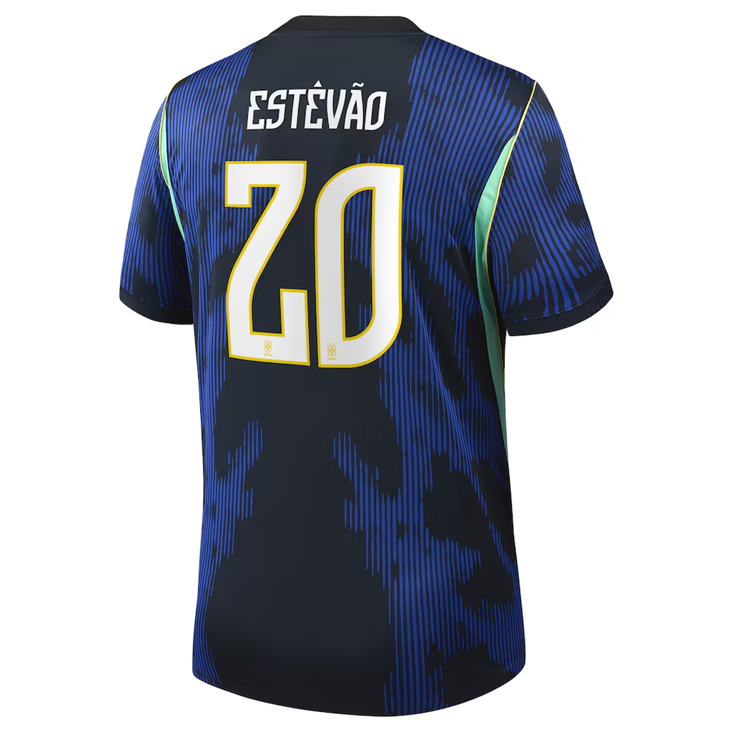 Unisex Estêvão Brazil National Team 2026 Away Stadium Soccer Jersey for Soccer Fans 3 Unisex Estêvão Brazil National Team 2026 Away Stadium Soccer Jersey for Soccer Fans - Image 3