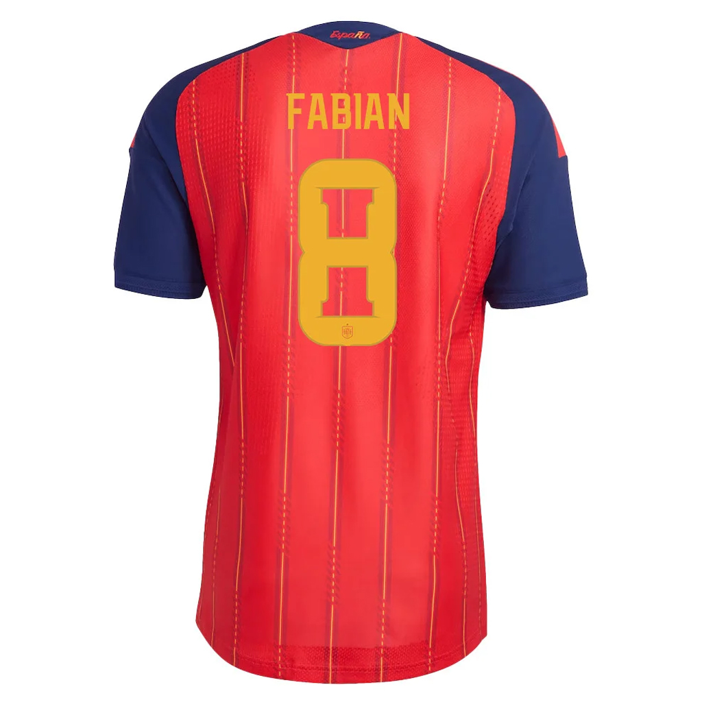 Unisex Fabián Ruiz Spain National Team 2026 Home Stadium Soccer Jersey for Soccer Fans 3 Unisex Fabián Ruiz Spain National Team 2026 Home Stadium Soccer Jersey for Soccer Fans - Image 3