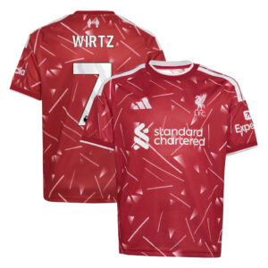 Unisex Florian Wirtz Liverpool 2026-2027 Home Stadium Soccer Jersey for Soccer Fans