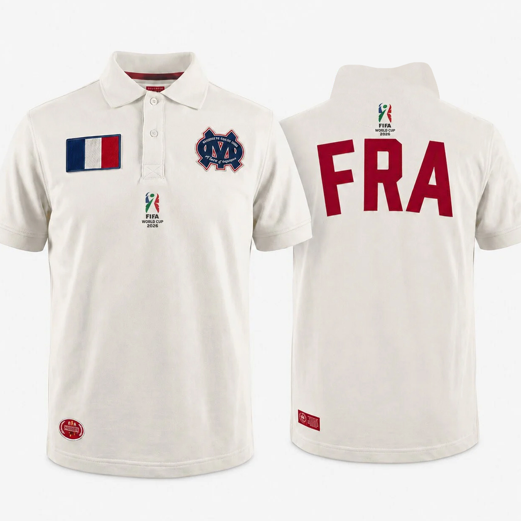 Unisex France Soccer National Team Global Soccer Event 2026 Polo Shirt for Soccer Fans 1 Unisex France Soccer National Team Global Soccer Event 2026 Polo Shirt for Soccer Fans