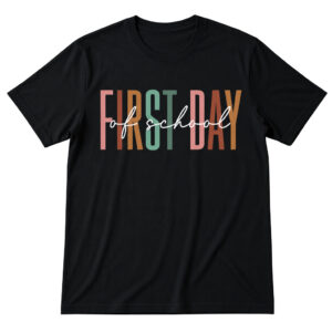 Unisex Funny First Day of School Teacher Graphic Shirt for Back to School Fans
