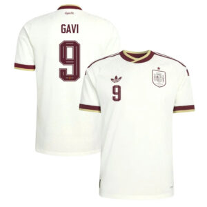Unisex Gavi Spain National Team 2026 Away Stadium Soccer Jersey for Soccer Fans