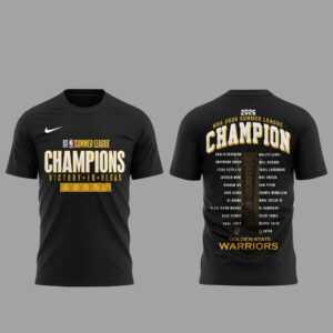Unisex Golden State Warriors Summer League 2026 Champions Victory in Vegas Graphic Shirt for Basketball Fans