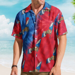 Unisex Grateful Dead Skull Rock Band Aloha Hawaiian Shirt Gift for Music Lovers and Rock Music Fans