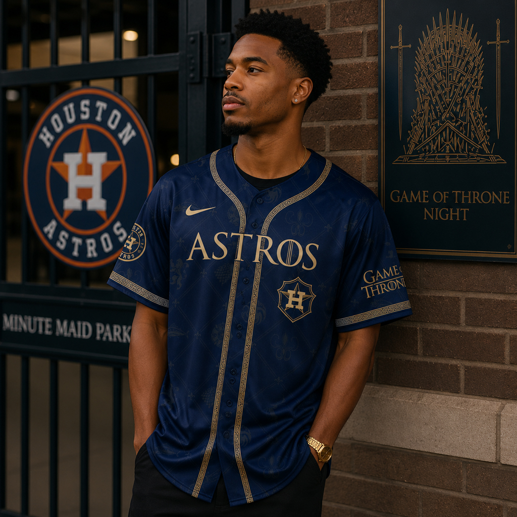 Unisex Houston Astros 2026 Game Of Thrones Night Baseball Jersey for Baseball Fans 2 Unisex Houston Astros 2026 Game Of Thrones Night Baseball Jersey for Baseball Fans - Image 2