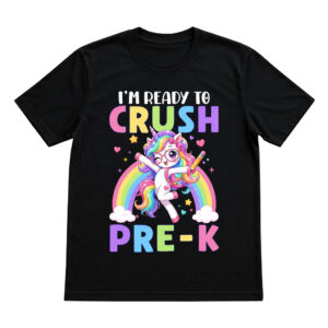 Unisex I'm Ready to Crush Pre-K Back to School Graphic Shirt for Back to School Fans