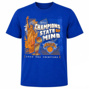 Unisex Jack Antonoff New York Knicks 2026 Champions State Of Mind Graphic Shirt for Basketball Fans