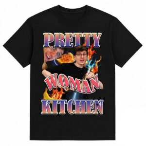Unisex Jack Massey Welsh Pretty Woman Kitchen Graphic Shirt for YouTube Fans